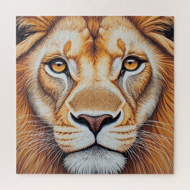 Puzzle Lion (Vertical)