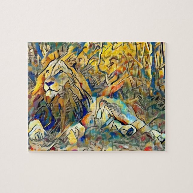 Puzzle Lion (Horizontal)