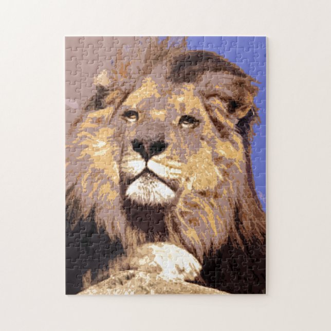 Puzzle Lion (Vertical)