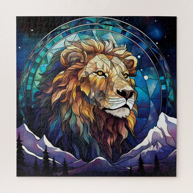 Puzzle Lion (Vertical)