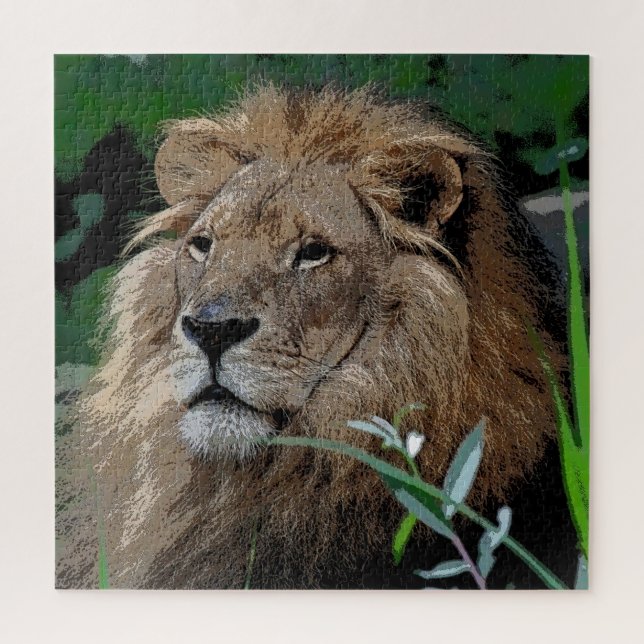Puzzle Lion 008 par JAMFoto (Vertical)