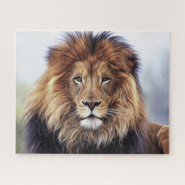 Puzzle Lion africain masculin (Horizontal)