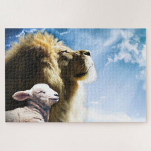 Puzzle Lion and Lamb