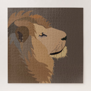 Puzzle Lion Animal Faune Grand Félin