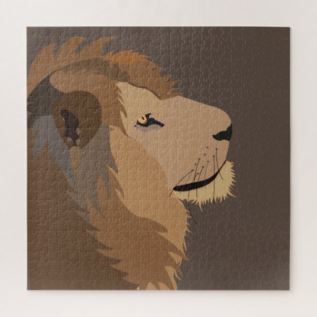 Puzzle Lion Animal Wildlife Big Cat (Vertical)