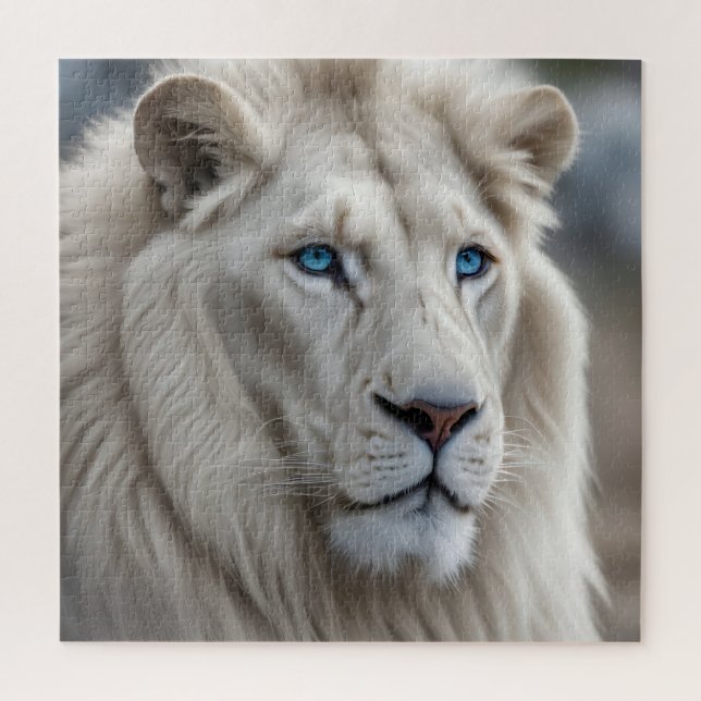Puzzle Lion blanc (Vertical)