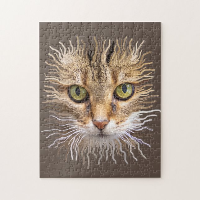 Puzzle Lion cat (Vertical)