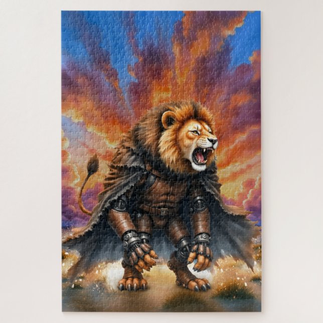 Puzzle Lion Cyber des Terres Désolées  (Vertical)
