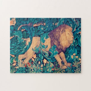 Puzzle Lion dans la forêt, William Morris