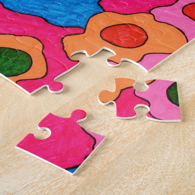 Puzzle "Lion de cirque" Abstrait (Côté)