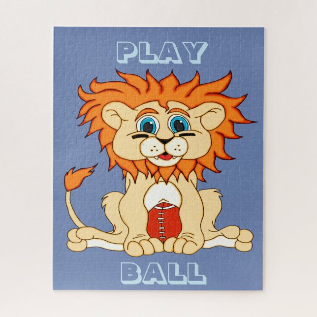 Puzzle Lion de football (Vertical)