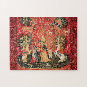 Puzzle Lion D'ENFANCE ET D'UNICORN, Fleurs D'Imaginaires,