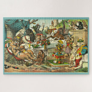 Puzzle Lion et Lioness mariage