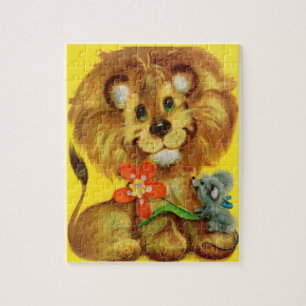 Puzzle lion et souris