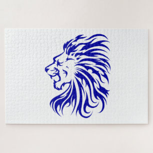 Puzzle Lion le Roi de la jungle, cadeaux amoureux de lion