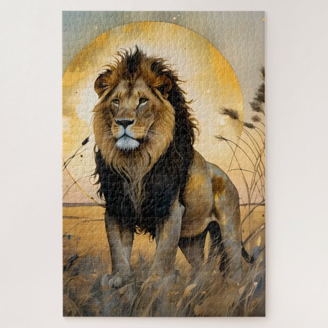 Puzzle Lion Majestic (Vertical)