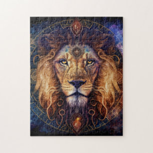 Puzzle Lion Spirit Mandala Art Visionnaire