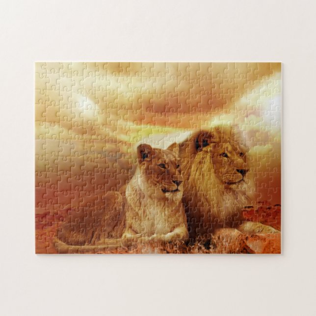 Puzzle Lions (Horizontal)