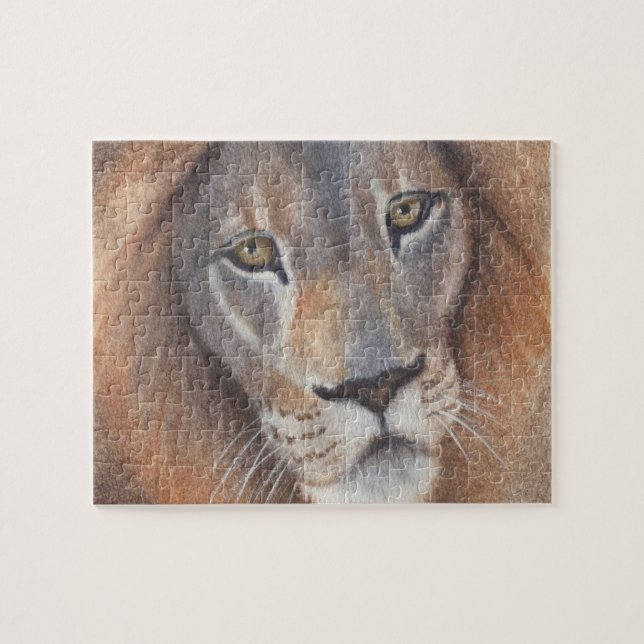 Puzzle Lion's Eyes (Horizontal)