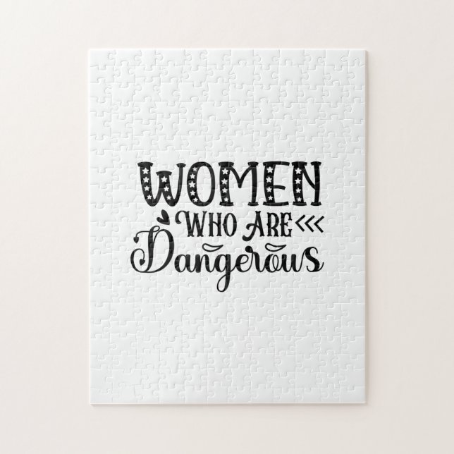 Puzzle Lire Des Femmes D'Art Dangereuses (Vertical)