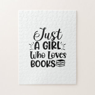 Puzzle Lire L'Art Juste Une Fille Qui Aime Les Livres