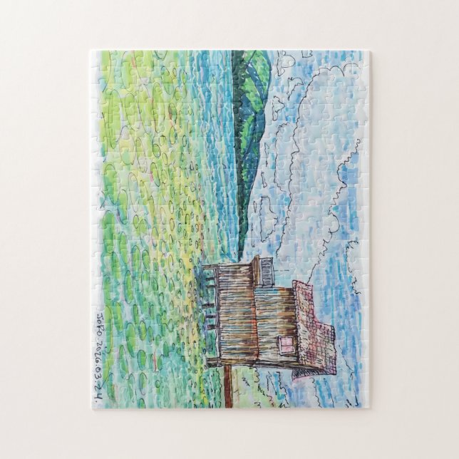 Puzzle Lis dans le lac (Vertical)