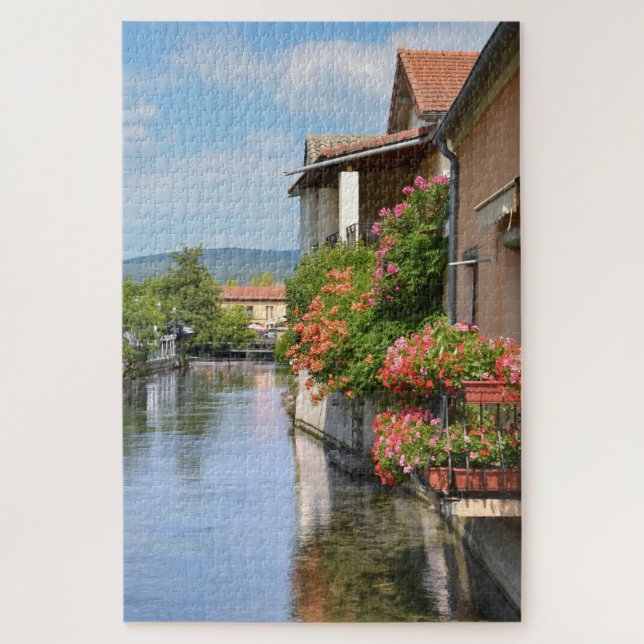 Puzzle L'Isle sur la Sorgue en France (Vertical)