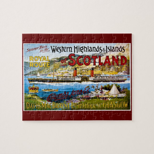 Puzzle L'itinéraire royal de l'été de l'Ecosse voyage le (Horizontal)