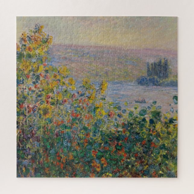 Puzzle Lits à fleurs à Vétheuil Monet (Vertical)