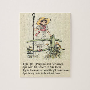 Puzzle Little Bo Peep Nursery Rhyme