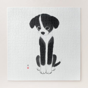 Puzzle Little Ink Pup – Édition White Challenge