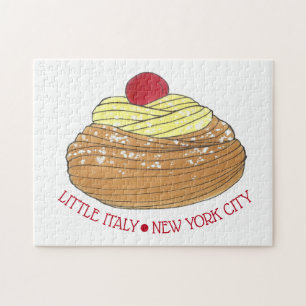 Puzzle Little Italy NYC Boulangerie italienne Zeppole Pât