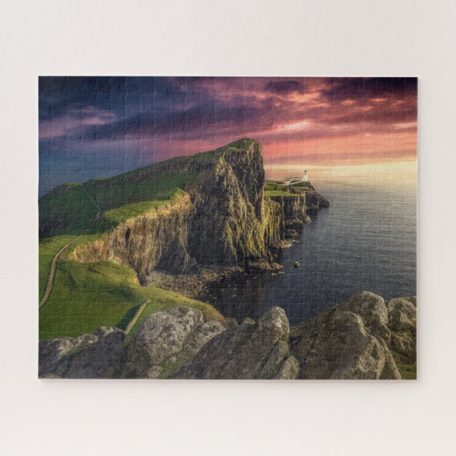 Puzzle Littoral | Île de Skye, Écosse (Horizontal)