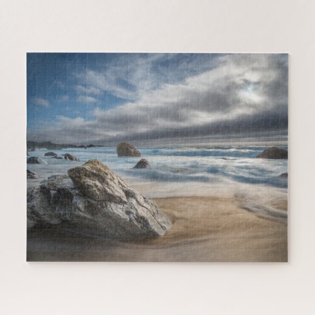 Puzzle Littoral | Stormy Big Sur, Californie (Horizontal)