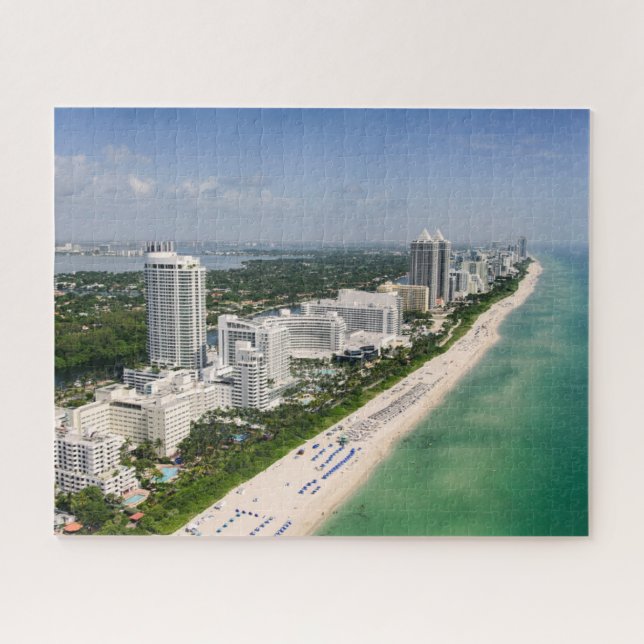 Puzzle Littoral | Urban Beach, Miami, Floride (Horizontal)