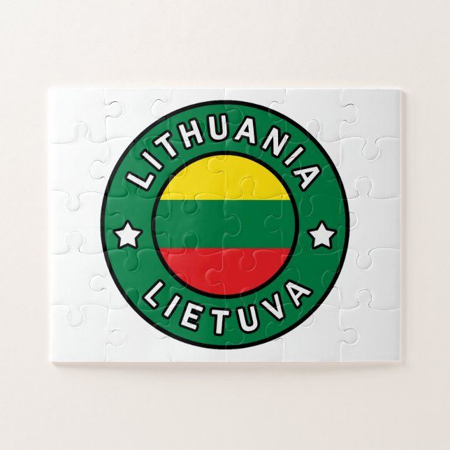 Puzzle Lituanie Lietuva (Horizontal)