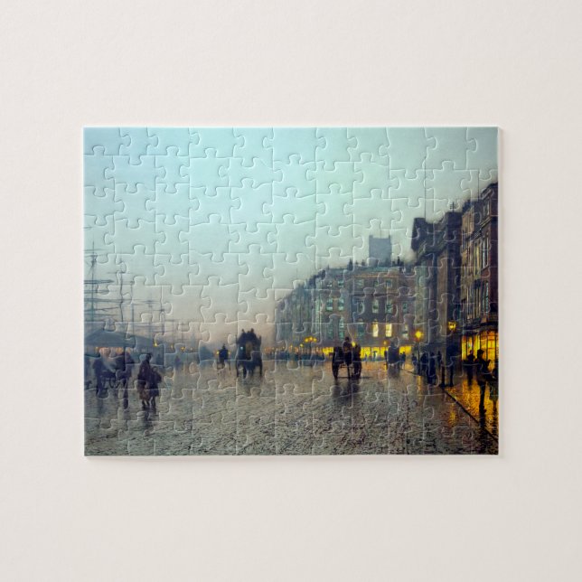 Puzzle Liverpool de la peinture vintage de Wapping (Horizontal)