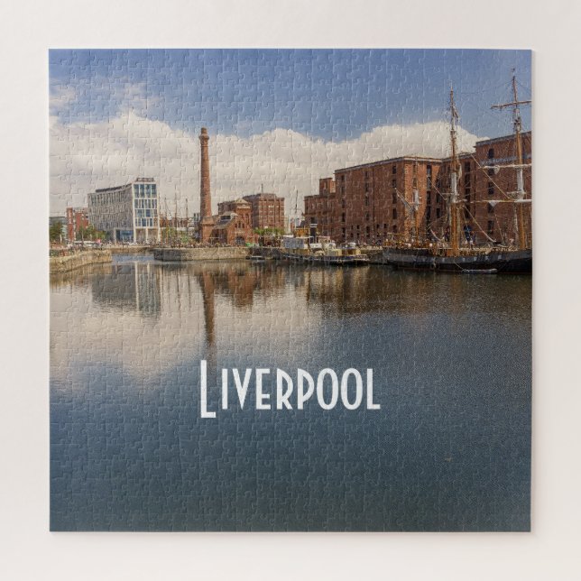 Puzzle Liverpool Salthouse Dock Merseyside Travel (Vertical)