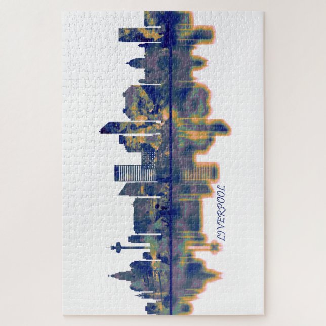 Puzzle Liverpool Skyline (Vertical)