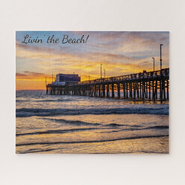 Puzzle Livin' the Beach - Balboa Pier, Newport Beach (Horizontal)