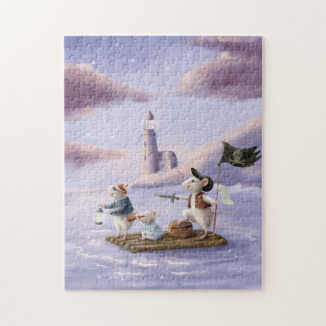 Puzzle Livre de Contes de Pirates Fantaisistes (Vertical)