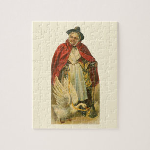 Puzzle Livre de contes victoriens vintage de Mother Goose