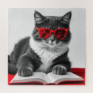 Puzzle Livre de lecture Cat