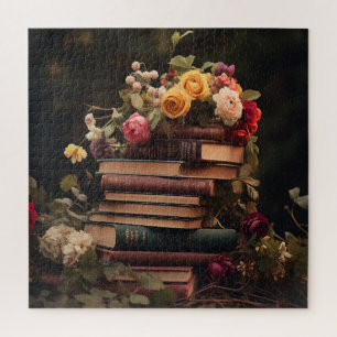 Puzzle Livres en Rose