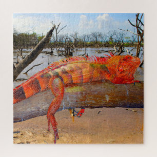 Puzzle Lizard à cou cassé