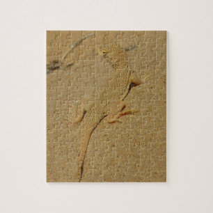 Puzzle Lizard frange mojave
