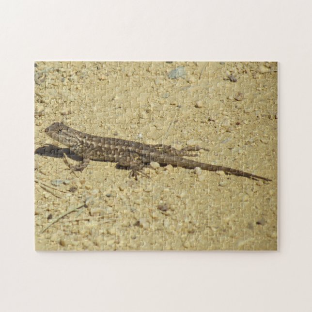 Puzzle - Lizard sur Dirt Path (Horizontal)