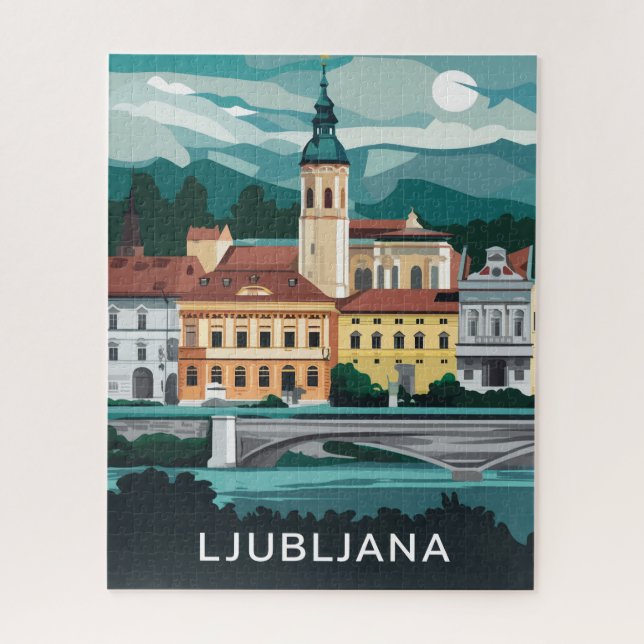 Puzzle Ljubljana, Slovénie  (Vertical)