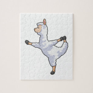 Puzzle Llama at yoga