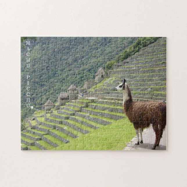 Puzzle llama machu picchu (Horizontal)